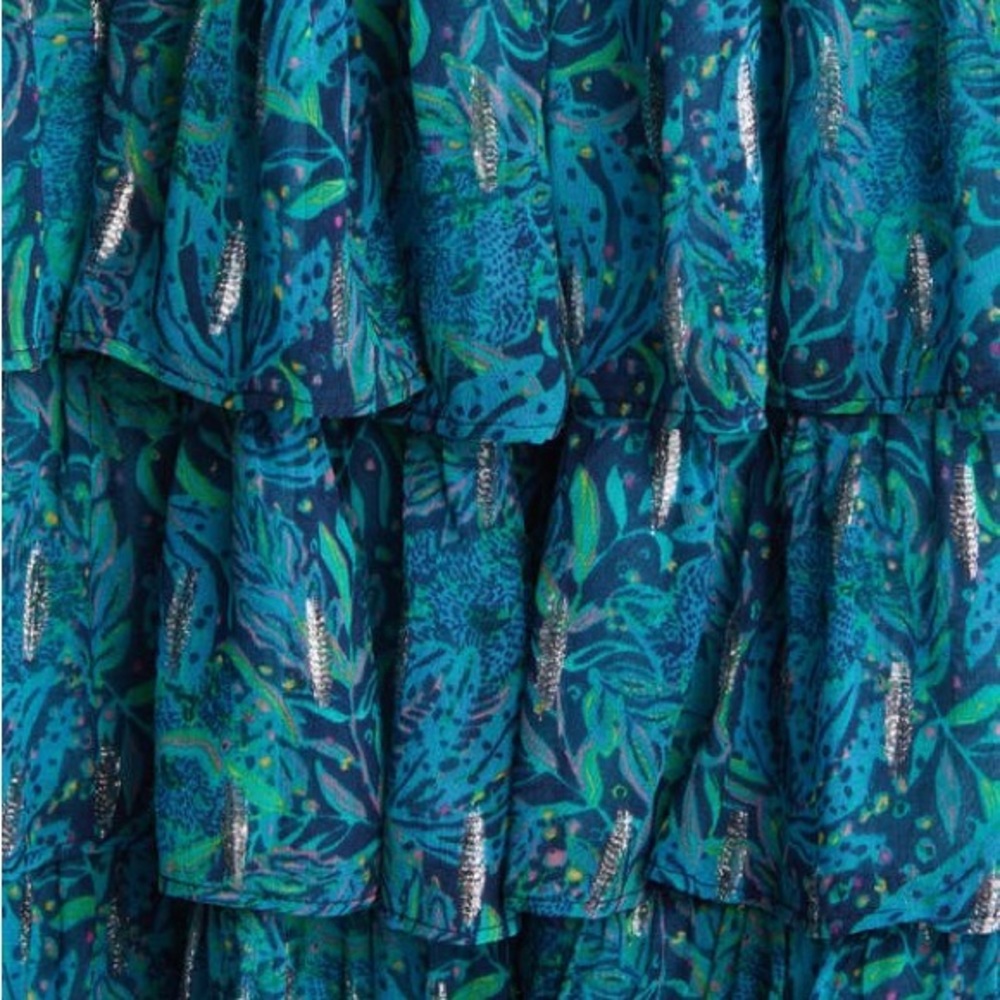Lilly Pulitzer dress in  Navy tide Catty Purrsonality! Size 16 ! - Picture 8 of 8